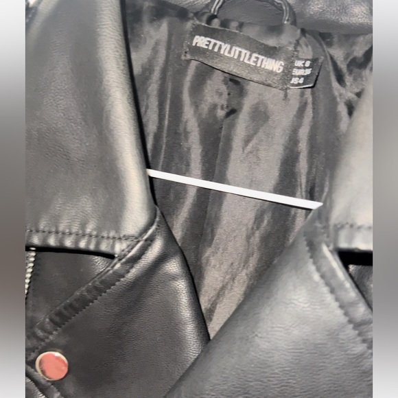 Cropped Faux Leather Jacket - Picture 13 of 14